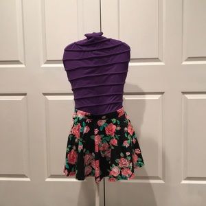 Floral Skater Skirt